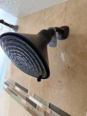Canopy filtered shower head with brand new filter - Matte Black Finish
